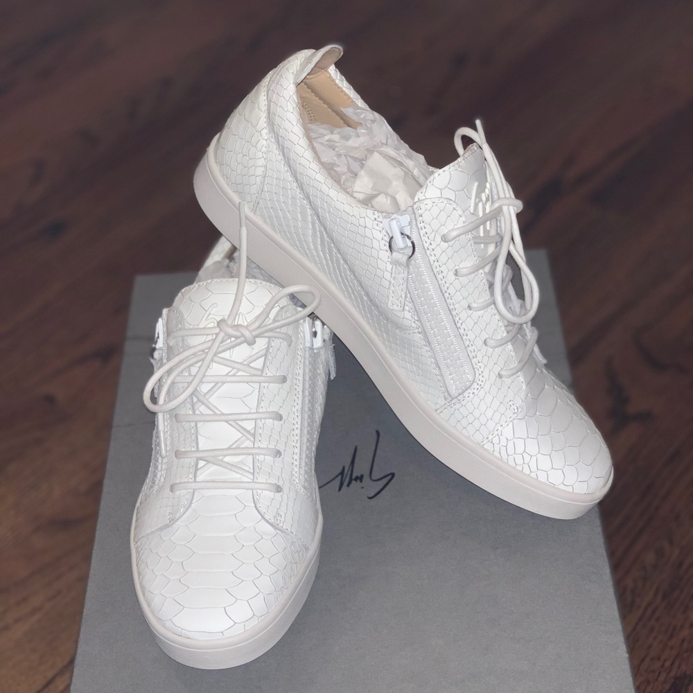 Giuseppe zanotti snake sneakers